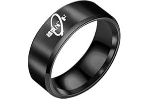 westtrend Bocchi The Rock Rings Anime Hitori Gotou Character Ryou Yamada Rings Cosplay Prop Laser Engraving Comic Bocchi The Rock Rings Trendy Decoration