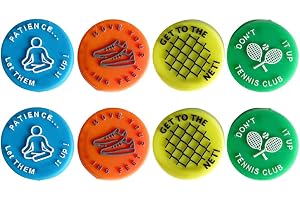8-delade vibrationsdämpare för tennisracket, rolig slogan, vibrationsdämpare för tennisracket, silikondämpare för tennisracket, tillbehör till tennisspelare