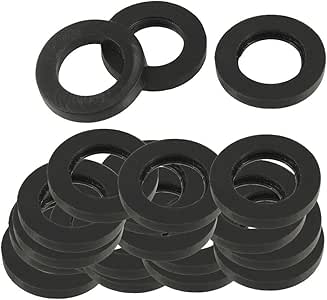 Sourcing Map O-Ring Set 20-tlg. - Nitril Dichtungen 8,5mm AD 4,5mm ID