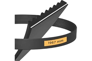 VIOKS Correa trapezoidal 1967PH9E, repuesto para lavadora Beko 2953240200 Smeg 751610119