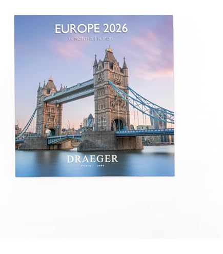 DRAEGER PARIS 1886 - Large Wall Calendar 28 X 29 Cm 2026 - Garden Theme - 12 Months - FSC Paper - Detachable Illustrations - View #6