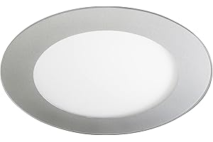 CristalRecord - Downlight LED Redondo Gris Extraplano 20W Novo, Luz neutra 4000K, 22mm Grosor, Driver Incluido, Grande