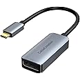 CableCreation USB C to DisplayPort 8K Adapter, 40G Type C to Display Port,USB-C to DP 1.4 [8K@60Hz, 4K@144Hz] HDR, Thunderbolt 4/3 Compatible With Valve Index, MacBook, iPhone 15, XPS, Oculus Rift S