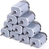 ANGEEK 10x Mini Motor DC 1.5V-6V Micro130 Electric Motor 23000RPM Strong Magnetic Motor for Toy Car Robot DIY Fan Science Pro