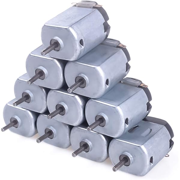 Moteurs Miniatures 4.5V Sans Noyau - Lot De 5, 32250 Tr/min, Pour Modèles Réduits, Jouets, Vibrations | Dimensions 4x8 Mm