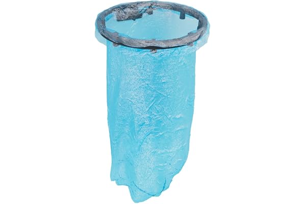 QLS Sopsäcksställ säckhållare påse väggfäste sopsäckställ rund sopsäckskorg | Ca 30 cm från väggen, hålavstånd 6 cm. Robust konstruktion ca 1 kg, inkl. fästelement