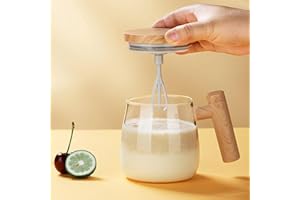 BOBASH Self Stirring Mug, 400ml tazza caffe automescolante, Tazza da Caffè Auto Mescolante, Tazza da Caffè con Agitatore Elettrico per Cacao Ufficio Scuola Cioccolato