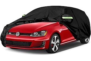 RASHION Autoabdeckung Wasserdicht Passend für 2003-2024 VW Golf MK5 MK6 MK7 MK8, Atmungsaktiv Vollgarage Autoplane für Regen Sonne Staub Schutz Auto Abdeckplane Abdeckung