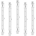 Ampoule R7s Led 118mm Lot De 6 Ampoule Halogène R7S 78mm 150W, Dimmable Projecteur Halogène Linéaire, Blanc Chaud Ampoule R7s 118mm