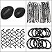 Hibeauty- Hair Styling Accessories Kit Bun Maker Roller Braid Twist Elastics Pins Hair Design Styling Tools