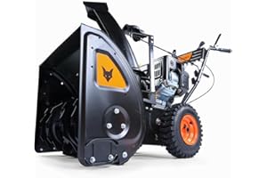 Souffleuse à Neige Thermique FUXTEC SF210 7,5 CV 210cm3 4000W 230V E-Starter Chasse-Neige Essence Déneigement Déblaiement