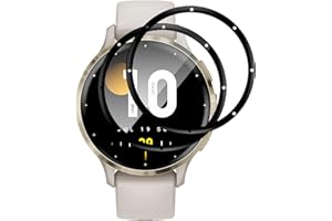 Carantee 2 Stück für Panzerglas für Garmin Venu 3s Schutzfolie, 9H Härte Anti Kratzer Schutzglas Folie, Sensitive Touch, Anti-Fingerabdruck Panzer Schutz Glas, Keine Blasen Displayschutzfolie