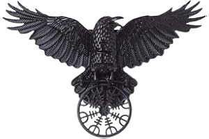 Restyle Damen Haarspange Helm of Awe Raven