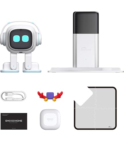 LOOI Robot-Starlight White–AI Desktop Companion with Visual