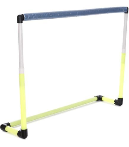 Set Di 6 Ostacoli Elastici Per Allenamento - Altezza 15 Cm, Piatti E Leggeri, Gialli