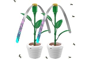 Ventilador Repelente de Moscas 2PCS FANDLISS Mesa Portátil Caza Moscas Holográficas Cuchillas Efectivo Ahuyentador de Moscas Adecuado Para Uso Interior y Exterior