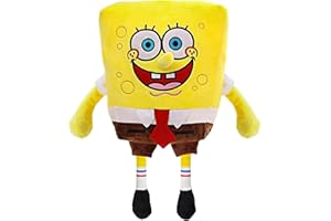 Xingsky Spongebob Peluche, 35 cm Gary Spongebob, Cartone Animato krusty krab Spongebob, Morbido Spongebob Giocattoli per Bambini - Adulti, Natale - Compleanno