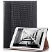 Produktbild iPad Pro 9.7 Case, elecfan® Ultra Dünn Leichtgewicht Book Style Flip PU Leder Hülle Tasche Wasserdicht Case Smart Cover mit Ständer / Auto Schlaf Wach Funktion Anti Kratzer Schutzhülle für iPad Pro 9.7 (iPad Pro 9.7, Schwarz)