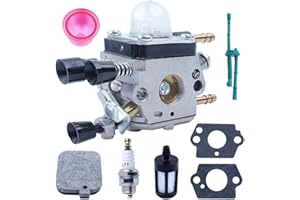 Gubeter Kit de Filtro de Aire de carburador, soplador para Stihl Bg45 Bg55 Bg65 Bg85 Sh55, para Zama C1Q-S68G, C1Q-S64, C1Q-S68D, C1Q-S68E, 42291200606, 4229 120 0606