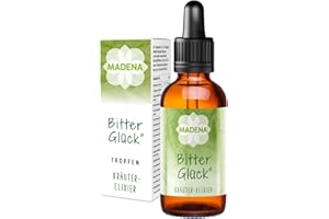 ‎MADENA MADENA BitterGlück Original mit 18 Bitterkräuter-Extrakten Bitterstoffe Tropfen 50 ml nach Hildegard von Bingen