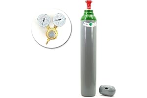 Gasflaska ren argon (100 %), 10 liter svetsgas, TIG WIG legalisering 2,1 m³