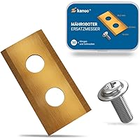 kanoo® Mähroboter Messer, 30x Titan Ersatzmesser für Worx Landroid Rasenroboter - Premium Mäh-Roboter Klingen…