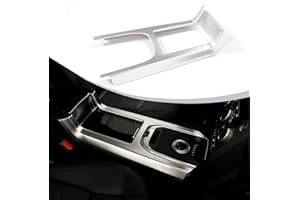 DIYUCAR ABS mat Intérieur argenté accessoire de Gear Shift Panneau Bordure Autocollant de voiture pour Discovery Sport 2015 2016 2017