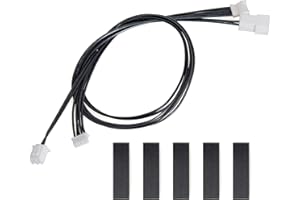 BIQU Panda AMS Slack Extension Cables Compatible with Bambu-Lab AMS for P1P P1S X1C X1C H2D 3D Printers, 300 MM / 11.81 Inches Long
