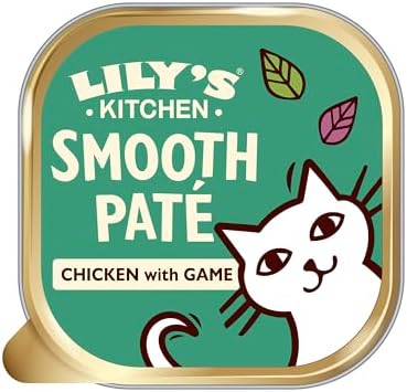 Lily's Kitchen Cibo Umido per Gatti - Paté Morbido di Pollo con Selvaggina (19 x 85 g), Cibo Umido Naturale, Senza Cereali, Ricco di Carne