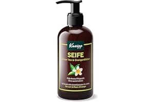 Kneipp Mydło zielona herbata i kwiaty pomarańczy – chroni skórę przed wysychaniem – receptura bez mikroplastiku – 250 ml