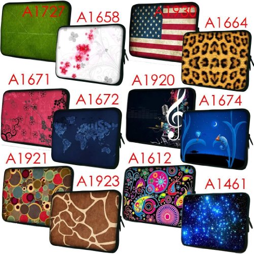 Sidorenko Schutzhülle für Größe 38 cm – 28 cm Laptops ( 15 – 15,6 Zoll ) neopren Blumen-Ranke / Hülle / Laptop-Tasche / MacBook Tasche / Computer-Tasche / Netbook Tasche / Aktentasche / Ultrabook Tasche / Taschen-Abdeckung / Überzug - 3