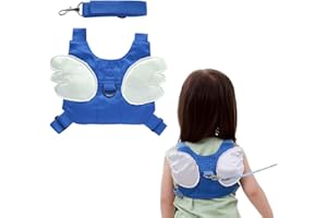 XFentech 1.5m/ 59 pollici Zaino sicurezza cablaggio per Bambini, Guinzaglio Anti-perso per Bambini con Cinturino di Sicurezza, Viaggiare Helper per Bambina e Bambino, Blu