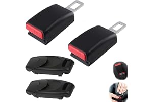 EDKSEGJCSOUS 4 Pcs Car Seat Belt Clips Adjuster, Auto Accessories Seat Belt Strap Extender Car Belt Lock Buckle, Belt Buckle for Car Strap Seat Belt Holder Lock Automotive Seatbelt Adjuster Buckle Vehicle Clips