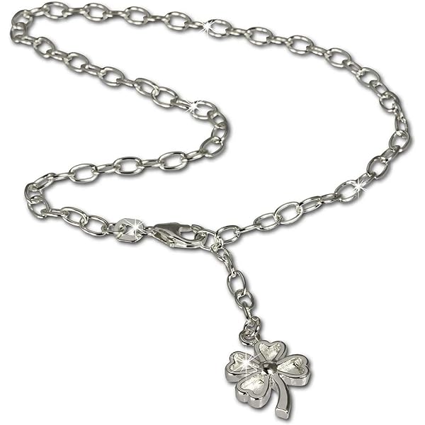 Onefeart 925 Argento Sterling Braccialetto Per le ragazze delle donne Gioielli Delfino Circle Lunghezza Catena 20CM Anti-sbiadimento