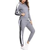Completi Donna Sportivi Tuta da Ginnastica Felpa con Cappuccio e Pantaloni  Sportivi Abbigliamento Sportivo Tuta per Casual Jogging Training Casa Set 2  Pezzi : Amazon.it: Abbigliamento
