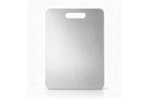 Katori Titan Huggbräda,Katori Titan Skärbräda,30X20CM 1 styck | Icke-porös Dubbelsidig Titan Skärbräda för Rå och Tillagad Mat, Diskmaskinssäker,Rostfri och Smutsavvisande för Kök
