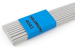 Weld Right 50x Aluminium Alu 4043 Tig Filler Welding Rods 1.6mm
