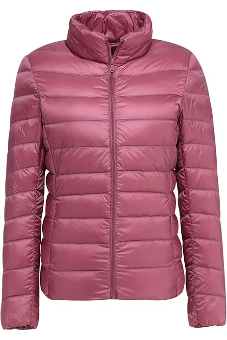 Giubbotto Piumino Donna 100g - Impermeabile Leggero Con Cappuccio Ripiegabile - Foto 2