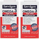Sorvagen Omega 3 High DHA Saf Norve&ccedil; Balık Yağı, 50 Kaps&uuml;l, 1000 mg - 2 Adet
