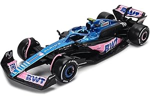 Xiangtat 1:43 2023 BWT Alpine F1 Team A523 10# Pierre Gasly Modèle de voiture en alliage moulé sous pression Cadeau (Alpine A523 10#)