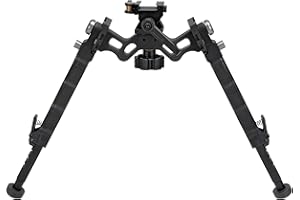 BRAVOVSKI Tactical Zweibein 7.5-9 Zoll Zweibein für Gewehr für Outdoor, Bereich, Jagd und Schießen