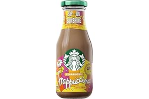 Starbucks® - Frappuccino Sunshine EDITION LIMITEE - Caramel & Miel - Bouteilles 8 x 250ml - Café Frappé Caramel & Miel Prêt-à-Boire - Vendu en lot de 8