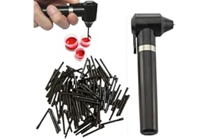 MTSM Tattoo Ink Mixer Electric Pigment Makeup Eyebrow Color Nail Polish Mixer Machine Supply Tool Watercolor Ink Painting Agitator Blender with 100PCS Mixing Sticks Set (black)