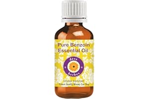 Deve Herbes Pure Benzoin Olio essenziale (Styrax benzoin) Distillato a vapore 15ml (0.50 oz)