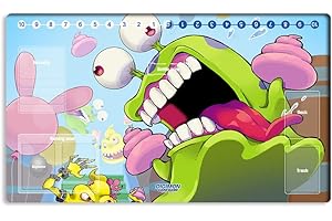 New Mlikemat Playmat Digimon DTCG Mat Numemon TCG CCG OCG Trading Card Game Mat with Zones + Free Bag (ZD002-908-SM)