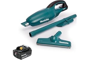 Makita DCL180Z Cordless 18V Li-ion Vacuum Cleaner Body With 1 x 5.0Ah Battery
