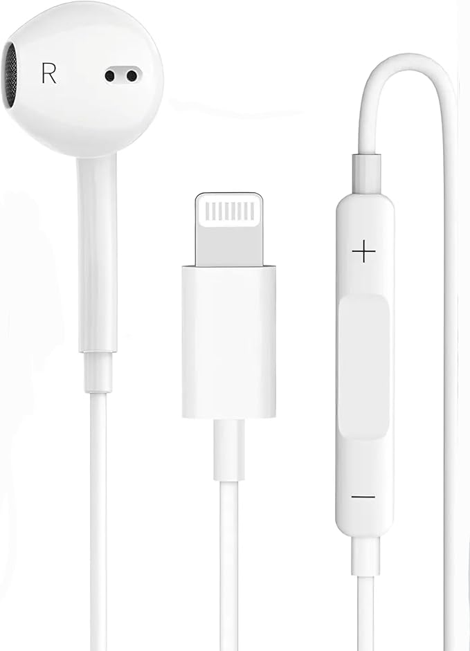 Original Lightning Wired Headphones for iPhone 11/12/13/14 Pro Max, iP