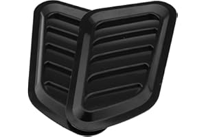 F SEASON 2pcs Universal Auto Car Decorative Air Flow Intake Scoop Bonnet Side Fender Vent Hood