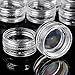 INHDBOX 50 New, High Quality, Empty, Clear, 5 Gram Plastic Pot Jars, Cosmetic Containers, With Lids.