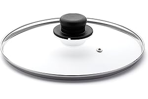 Zanetti - Glasdeckel mit Knauf für Töpfe und Pfannen, Durchmesser 32 cm